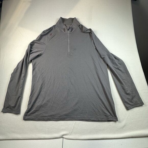 RHONE Other - Rhone Pullover Mens 2XL Gray SEQUOIA 1/4 Zip Performance Mock Neck Lightweight